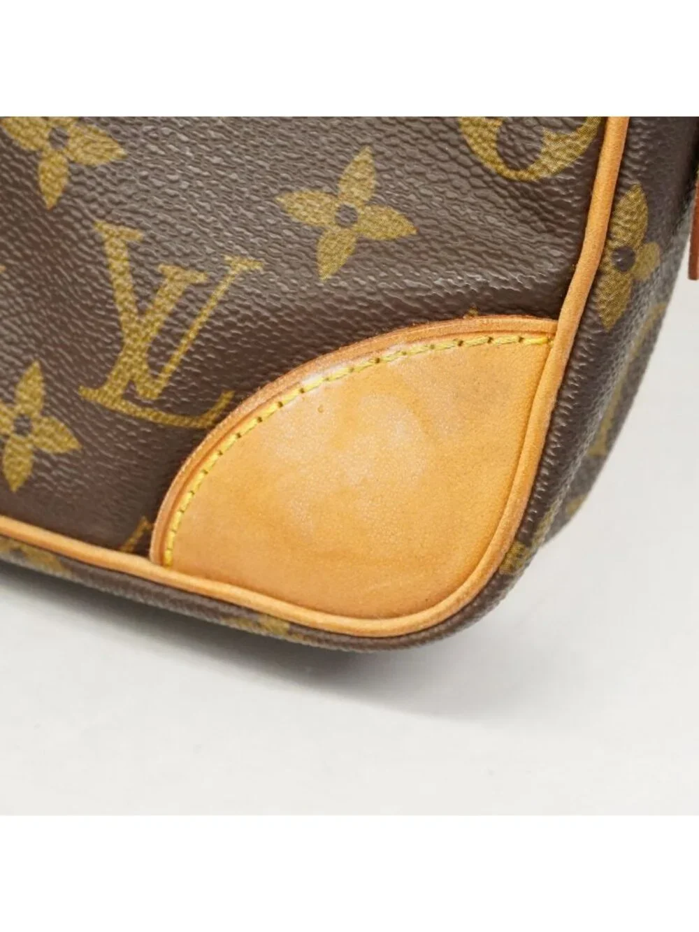 Louis Vuitton Clutch Monogram Marly Dragonne GM Brown